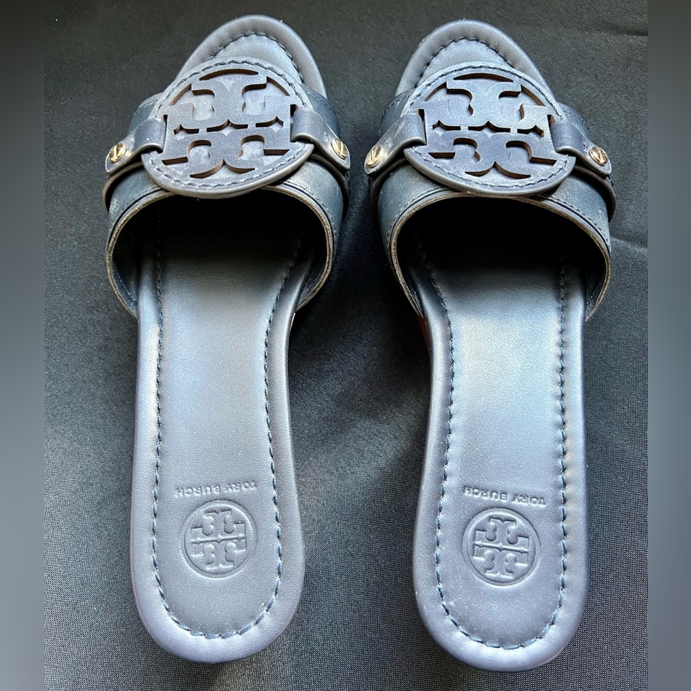 Tory Burch Platform Wooden Patty Wedges